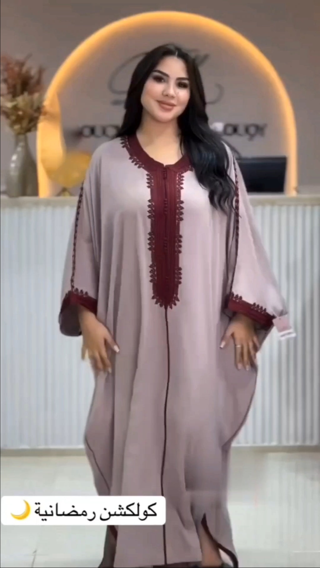 Robe Caftan chauve souris